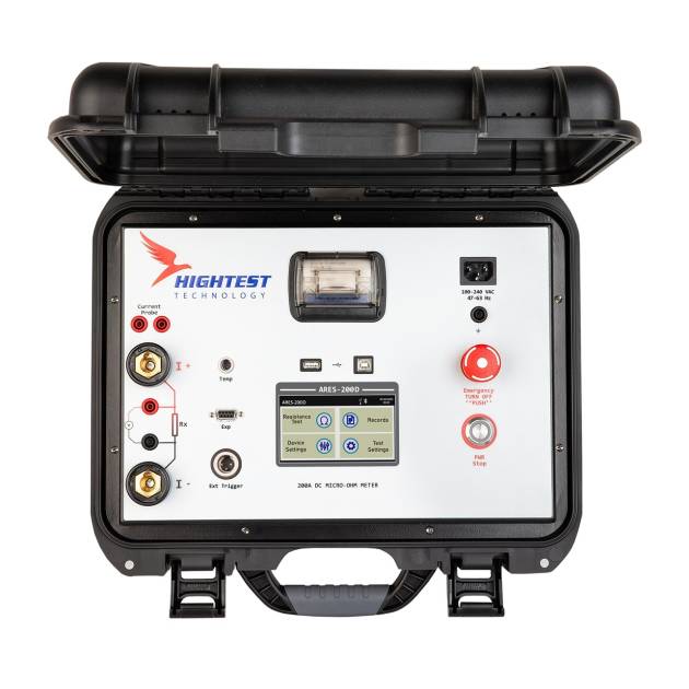 ARES-200D BLUE, 200 A DC Micro-ohm Meter with Bluetooth & Printer