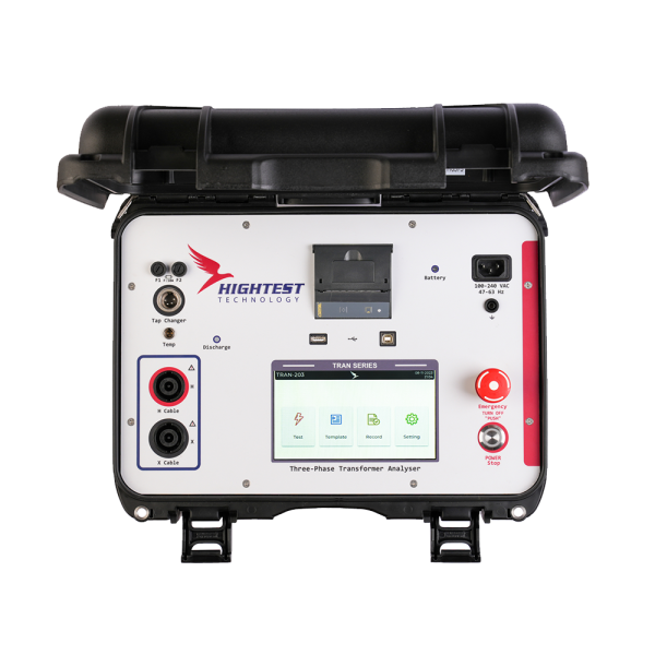 TRAN-203 SERIES, 20A 250V Three-Phase Transformer Analyser with Built-in Printer