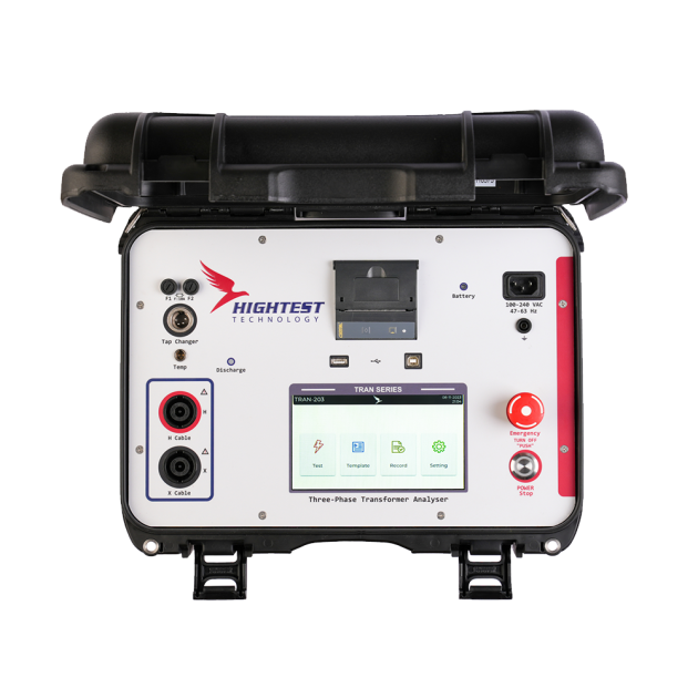 TRAN-203 SERIES, 20A 250V Three-Phase Transformer Analyser with Built-in Printer